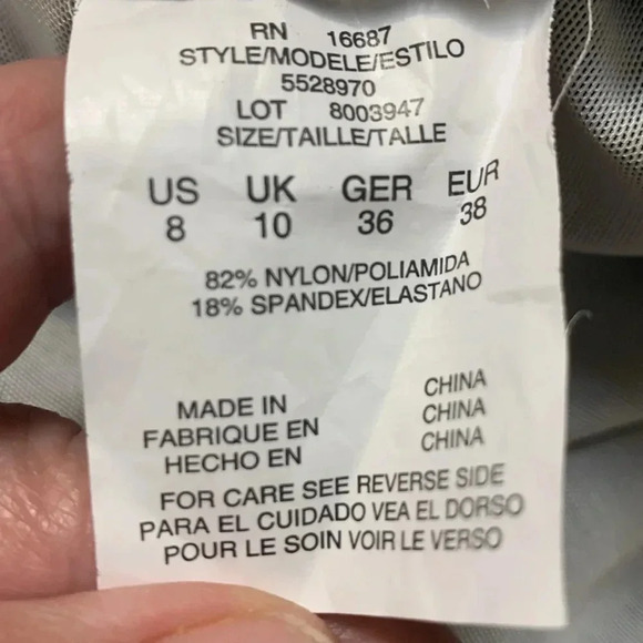 Penbrooke Tummy Control One Piece Swimsuit with Front Ruffles, Adjustable Straps - Picture 10 of 11